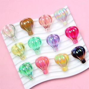 Takılar 5pcs 4mm Akrilik Hava Balonu Gevşek Aralayıcı Boncuklar Sevimli Kolye Dekor Kolye Bilezik Anahtarlık DIY Aksesuarlar Takı Yapımı