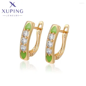 Dangle Earrings Xuping Jewelry Summer Style Simple Fashion Women Girl Hoop Earring With Gold Color X000664052