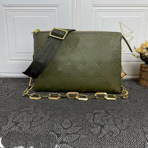 10A novo clássico de designer de designer de designer bola verde letra verde Carteira Multifuncional couro Crossbody bolsa bolsa de ombro de bolsas de luxo Bolsas de negócios de viagem