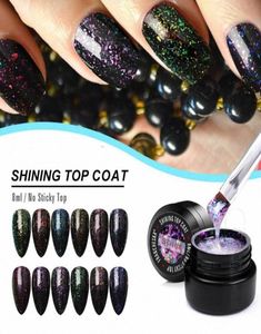 2020 nagellackuppsättning glänsande platina naglar konst för manikyr poly gel lak uv färger topp basrock primer hybrid lack glitter au4130467