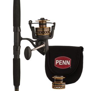 Varas de pesca para barco Penn Battle Spinning Reel e Rod Combo 231202