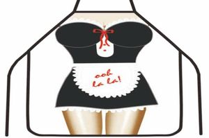 Cooking Kitchen Apron Christmas Sexy Funny Dinner Party Baking Apron BBQ Polyester Apron For Woman Men Cartoon Home Kitchen Tools 1936967