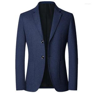 Erkekler Erkek Resmi Giyim İnce Fit Blazers Ceketler Erkekler Günlük Takım Bahar İş Tasarımcı Boyutu 4x