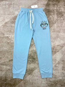 Mens newest collection designer beautiful blue track jogging pants ~ US SIZE pants ~ tops mens yoga joggers track sweat pants