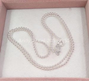 Authentic 925 Sterling Silver Necklace Gargantilla Bear Chain de Plata يناسب هدية مجوهرات الدب الأوروبي 1119001104699755