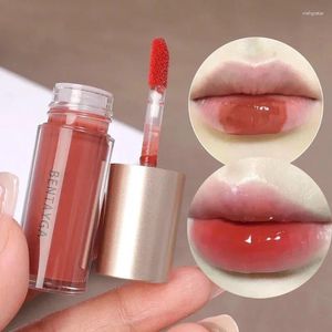 Lip Gloss 6Colors Mirror Dyeing Moisturizer Liquid Lipstick Waterproof Long Lasting Brown Red Tint Korean Makeup Cosmetic
