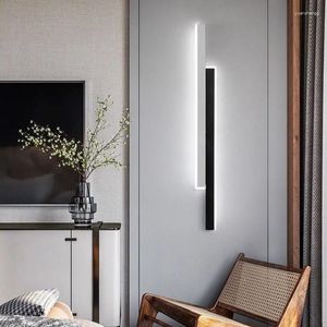 Wall Lamps Aluminum LED Lights For Bedside Stairway Foyer Kitchen Gallery Office Living Room Restaurant Indoor Simple Home Fixtures