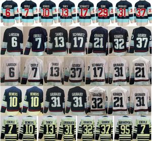 겨울 클래식 2024 하키 29 Vince Dunn Jersey 7 Eberle 10 Matty Beni yanni Gourde Adam Larsson Brandon Tanev Jaden Schwartz Philipp Grubauer Andre Buraksky