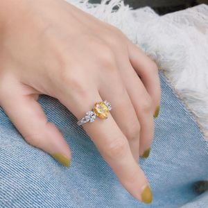 Hjärtserie Ring Piage Besittning Extremt 18K Gold Plated Sterling Silver Top Quality Luxury Jewelry Brand Designer Solitaire D303s