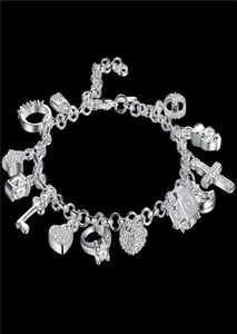 Tutta la moda women039s Bracciale in argento sterling 925 Bracciale in argento 925 gioielli accessori donna 5868245