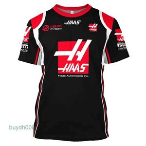 メンズTシャツ2023/2024新しいF1フォーミュラワンレーシングチームの3DプリントY2Kシャツ女性のスクープネックW6I3