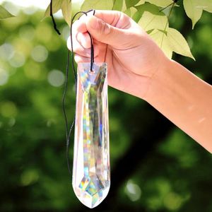 Ljuskrona kristall 150 mm pilhuvud cupid spjut fasetterat hänge glas konst prism solfångare prydnad gardin tillbehör skrämma