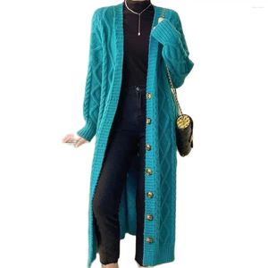 Malhas femininas 2023 primavera outono camisola de malha cardigan casaco roupas estilo preguiçoso solto longo malha jaquetas camisa outerwear 76