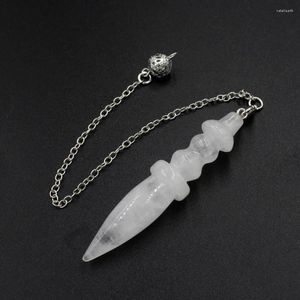 Kolye Kolyeleri Doğal Taş Mısır Kristal Sarkaç Kehanet Dowsing Reiki Pembe Clear Quartz Ametists Siyah Oniks Pendulo X130