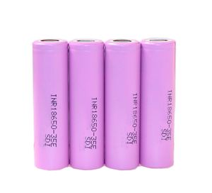 Bateria 100% de alta qualidade 35e inr18650 3500mah rosa inr 18650 baterias de íon-lítio recarregáveis de lítio para células samsung