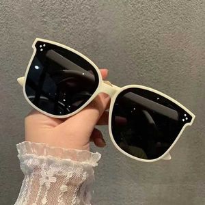 Net Red Sonnenbrille Damen rundes Gesicht super großer Rahmen quadratisch Anti UV dünn Retro großes Gesicht RETRO SONNENBRILLE Herrenmode