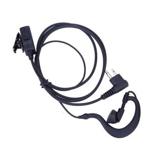 Acoustic 2 Tube Pin Glorystar Earpiece Mic PTT Headset for Motorola Radios GP88 GP300 Walkie Talkie Earpiece