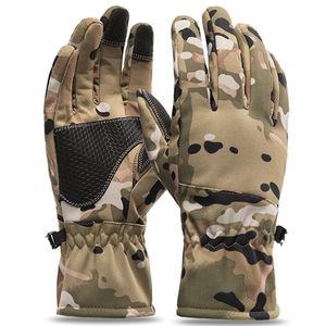 Sports Gloves Waterproof Touch Screen Ski Winter Tactics Outdoors Camouflage Hunting Sports Gloves Men's Tactical Gloves Military Biker Hiking 231201