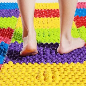 Foot Care 4pc Ortho Mats Puzzle Educational Rug Orthopedic for Chidren Reflexology Pads Circulation Kids Feet Relax Massager 231202