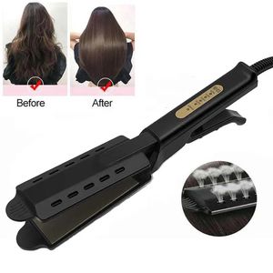 Hair Straighteners Straight Hair Iron Fast Heat Up Adjustable Temperature Adjustment Ceramic Tourmaline Flat Iron Wide Panel Hair Straightener 231201