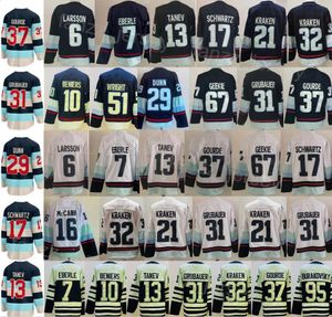 Kış Klasik 2024 Hokey 37 Yanni Gourde Jersey Man 6 Adam Larsson 13 Brandon Tanev 17 Jaden Schwartz 31 Philipp Grubauer 95 Andre Burakovsky 29 Vince Dunn 7 Eberle