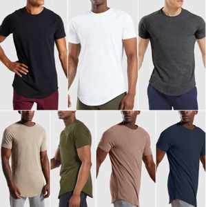 LL-FZ346 Mens T-Shirts Tops Gym Clothing Summer Exercise Fitness Wear Sportwear Running Loose Short Sleeve Shirts coat gth