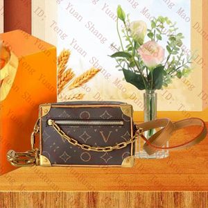 Desinger bags Mini Soft Trunk Bags Men Women Leather Square Shoulder Bag M44735 High Quality Unisex Chain Small cross body phone Camera bag Handbag Purse