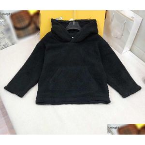 Hoodies Sweatshirts Esigner Kinder Hoodie Bauchtasche Dekoration Baby Pullover Größe 100-160 Herbst Rücken Logo Print Junge Mädchen Plover N Dhdhy