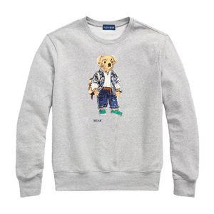 PLEIN BEAR Brand Men's Hoodies & Sweatshirts Warm Thick Sweatshirt Hip-Hop Loose Characteristic Pullover Teddy Bear Luxury Men's Hoodie 9136