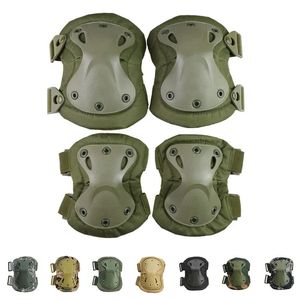 Tactical Pad cotovelado CS Protetor militar Exército Airsoft Outdoor Sport Sport Hunting Kneepad Segurança Equipamento de joelho Dotas de proteção 231201