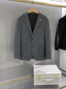 Herrar kostymer jacka höst vinter brittisk europeisk station affär casual ull smal fit draperi utsökta snygga män kläder