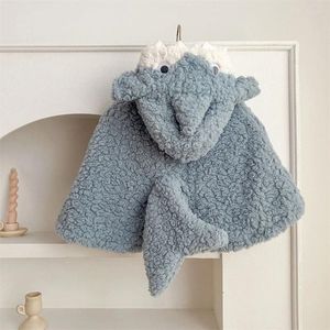 Ceketler Bebek Bebek Kızlar Sevimli Sıcak Katlar Araba Koltuk Palto Poncho Toddler Kapşonlu Pelerin Kış Kawaii Cape Dış Giyim