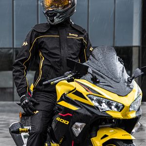 Rain Wear Motorcycle Raincoat Outdoor Split Raincoat Rain Pants Men and Women Locomotive Riding Equipment Takeaway Rider Full Body Suit 231201