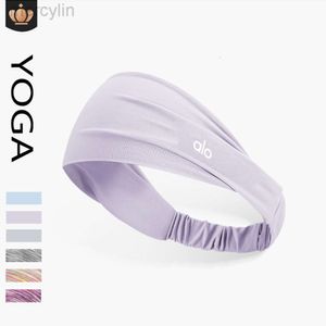 24ss designer aloo boné yoga bandana para homens e mulheres correndo fitness suor wicking anti deslizamento antiderrapante basketbl yoga suor absorvente bandana