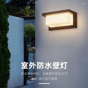 Wall Lamp Radar Human Body Induction Moisture-proof Waterproof LED Balcony Courtyard Door Headlight Outdoor Exterior Light