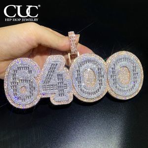 Anhänger Halsketten CUC Benutzerdefinierte Silber Farbe Hip Hop Halskette Für Männer Angepasst Große Buchstaben Name Rock Schmuck Kette Personalisierte Geschenk 231201