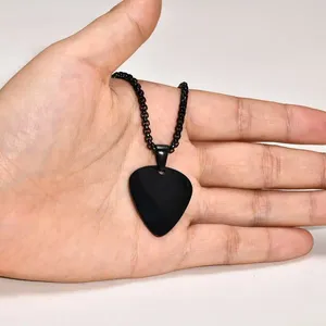 Catene Da 10 Pezzi Da 28 32 Mm In Acciaio Inossidabile Lucidato A Specchio Per Collana Con Plettro Per Chitarra Può Essere Intagliato Al Laser Come Regalo Ricordo Per Gli Amici