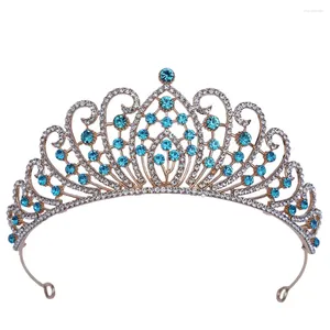 Saç klipleri Kore tarzı gelinlik gelin tiaras rhinestone doğum günü yetişkin töreni top taç