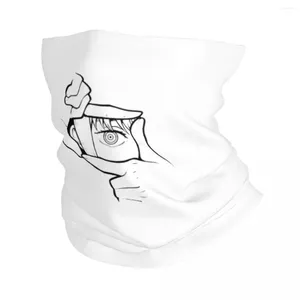 Sciarpe Makima Cartoon Manga Anime Bandana Copricollo Stampato Motosega Uomo Sciarpa per il viso Maschera multifunzionale Escursionismo per adulti Traspirante