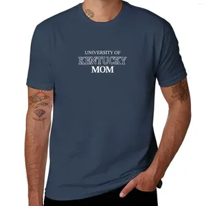 Polos masculinos Universidade de Kentucky Mom Camiseta Tops Roupas Hippie Vintage Camisetas em branco Mens Plain