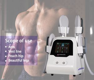 Riskfri hemanvändningsträning EMS Body Slimming Machine 14 Tesla Cellulite Decomposing Belly Fat Ta bort Peach-skinkan som formar elektromagnetisk salong