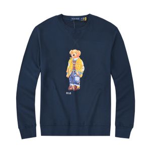 Plein Bear marka bluzy męskie bluzy ciepłe grube bluza hip-hopowa luźna charakterystyczna charakterystyka pullover misia luksusowa męska bluza z kapturem 9118