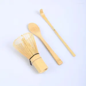 Set di stoviglie per il tè Set di cucchiai Bamboo Tranditional Home S Regalo - Accessori per il tè Utensili da cucina Forniture per compleanno Matcha