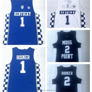 Nikivip Wholesale Kentucky Wildcats 1 Booker Maglia da basket della High School NCAA Devin #college Maglia da uomo universitaria Ed