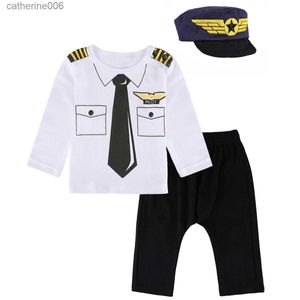 Kläder sätter baby pojke kläder set spädbarn skelett karneval topp+byxor+hatt kläder småbarn halloween pumpa julelf xmas jultomten costumel231202