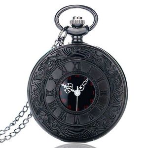 Manufacturer's stock Roman digital vintage watch Pocket watch foreign trade necklace quartz pendant watch antique pocket watch