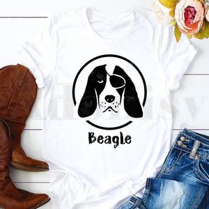 Magliette da donna Divertenti Beagle Dog Pet Animal Beagles T-shirt manica corta donna top T-shirt Harajuku Vintage