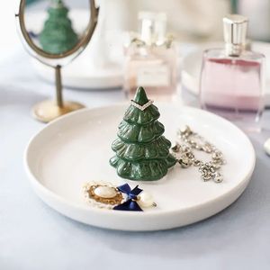 Naczynia talerze nordyckie 3D urocze cukierki świąteczny zestaw stołowy stół owoce kreatywne biżuterię ceramiczną sałatkę 231202
