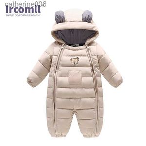 Zestawy odzieży Ircomll Baby Boy Ubrania noworodka kombinezon niemowlę gęsty ciepły snowsit dzieci chłopiec odzież dla dzieci odzież 231202
