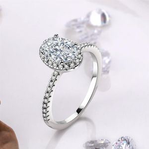 AAA Natural Moissanite Gemstone 925 Sterling Color Ring for Women Anillos Silver 925 Jewelry Origin Wedding Bands Rings284R